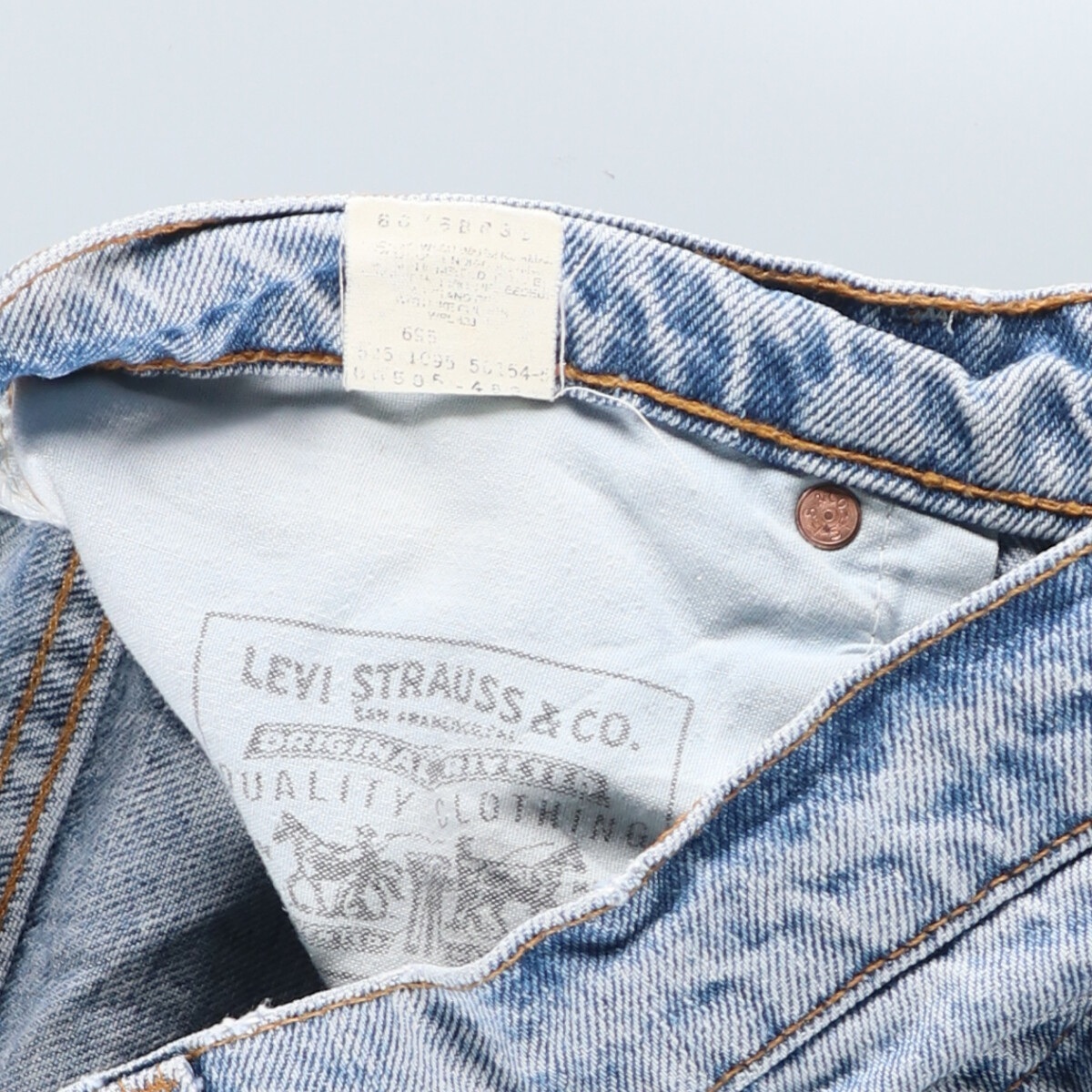 古着 90年代 リーバイス Levi's 505 REGULAR FIT STRAIGHT LEG テーパードデニムパンツ USA製 W33L32 メンズw32 ヴィンテージ /eaa423325_画像5