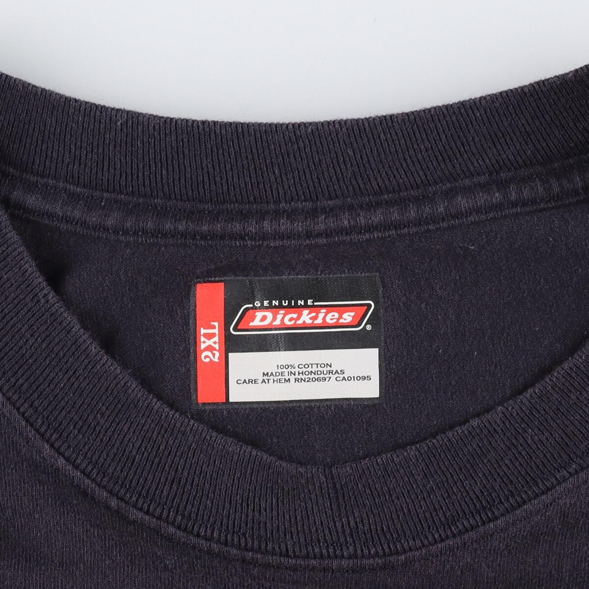 古着 ディッキーズ Dickies 半袖 ポケットTシャツ メンズXXL /eaa255078 【LP2311】_画像3