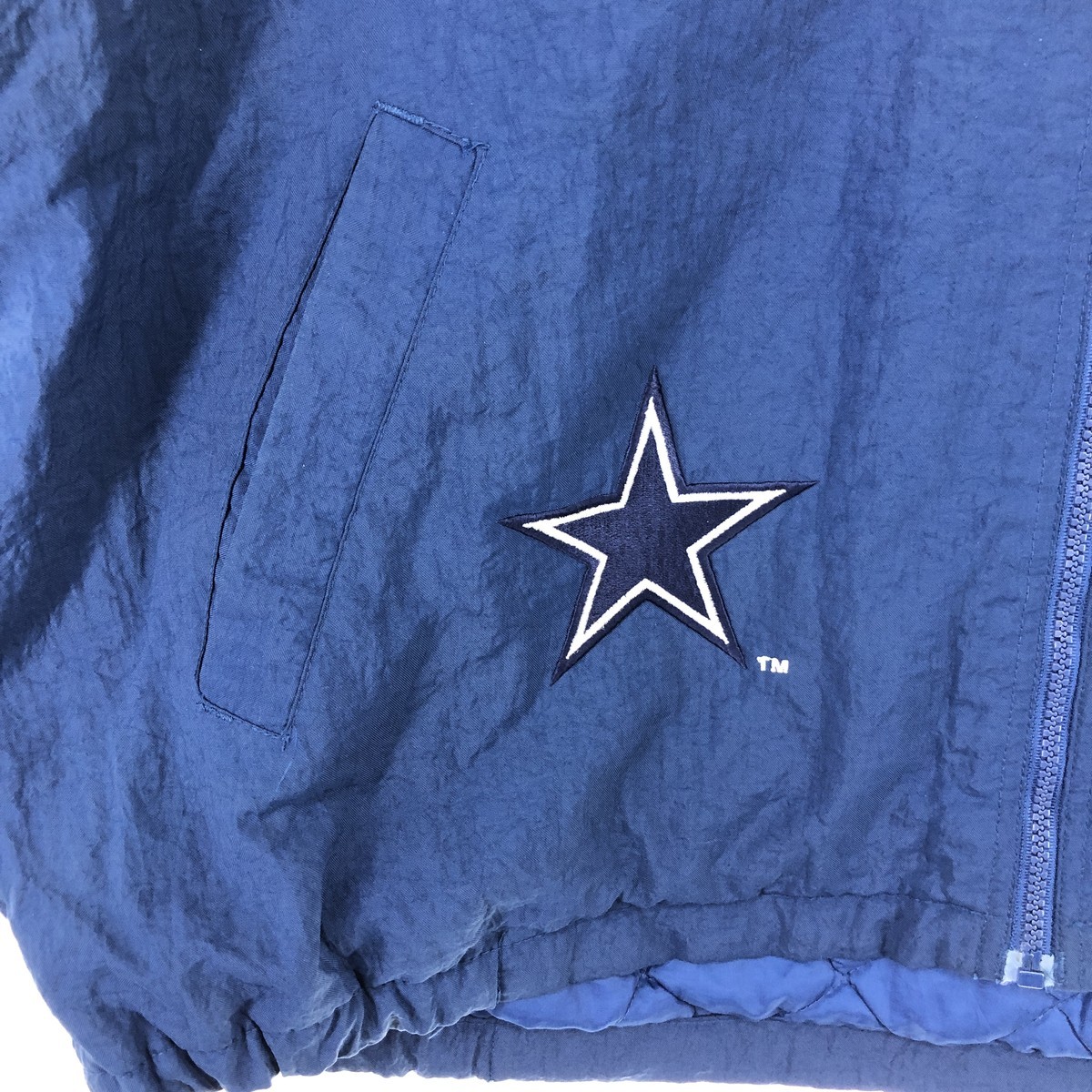 古着 90年代 スターター Starter NFL DALLAS COWBOYS ダラスカウボーイズ ナイロンパーカー メンズXL ヴィンテージ /eaa412808_画像6