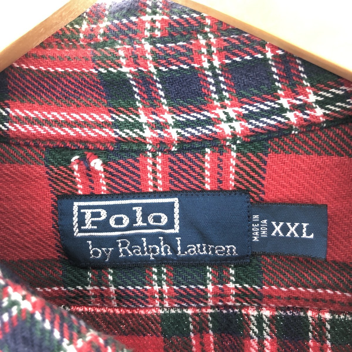 古着 ラルフローレン POLO by Ralph Lauren 長袖 ヘビーネルチェックシャツ メンズXXL /eaa426644_画像3