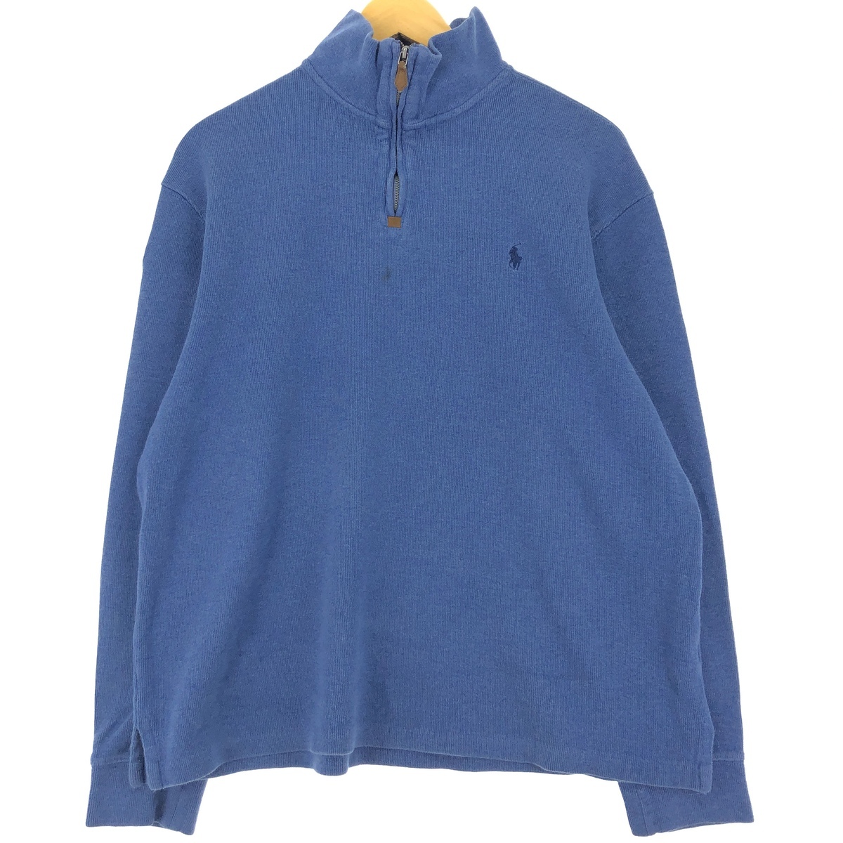 古着 ラルフローレン Ralph Lauren POLO by Ralph Lauren ハーフジップスウェットシャツ トレーナー メンズL /eaa426430