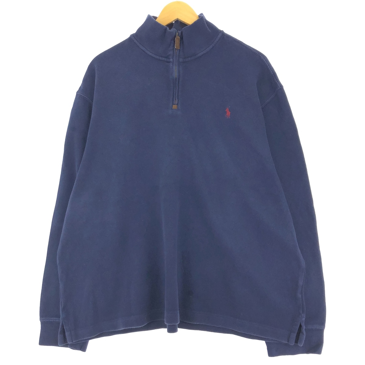 古着 ラルフローレン Ralph Lauren POLO RALPH LAUREN ハーフジップスウェットシャツ トレーナー メンズXXL /eaa426433_画像1