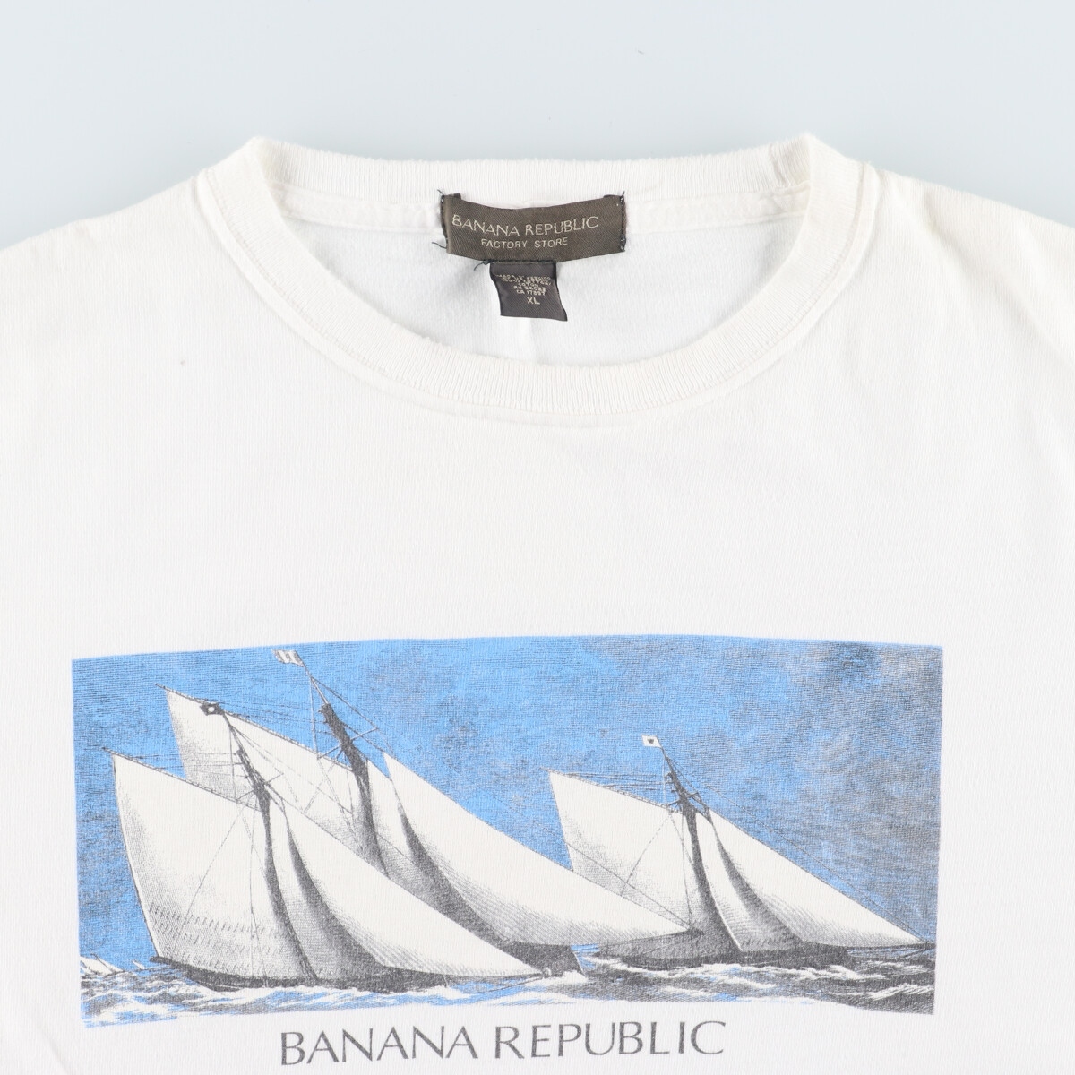 古着 バナナリパブリック BANANA REPUBLIC 半袖 プリントTシャツ メンズXL /eaa425516_画像4