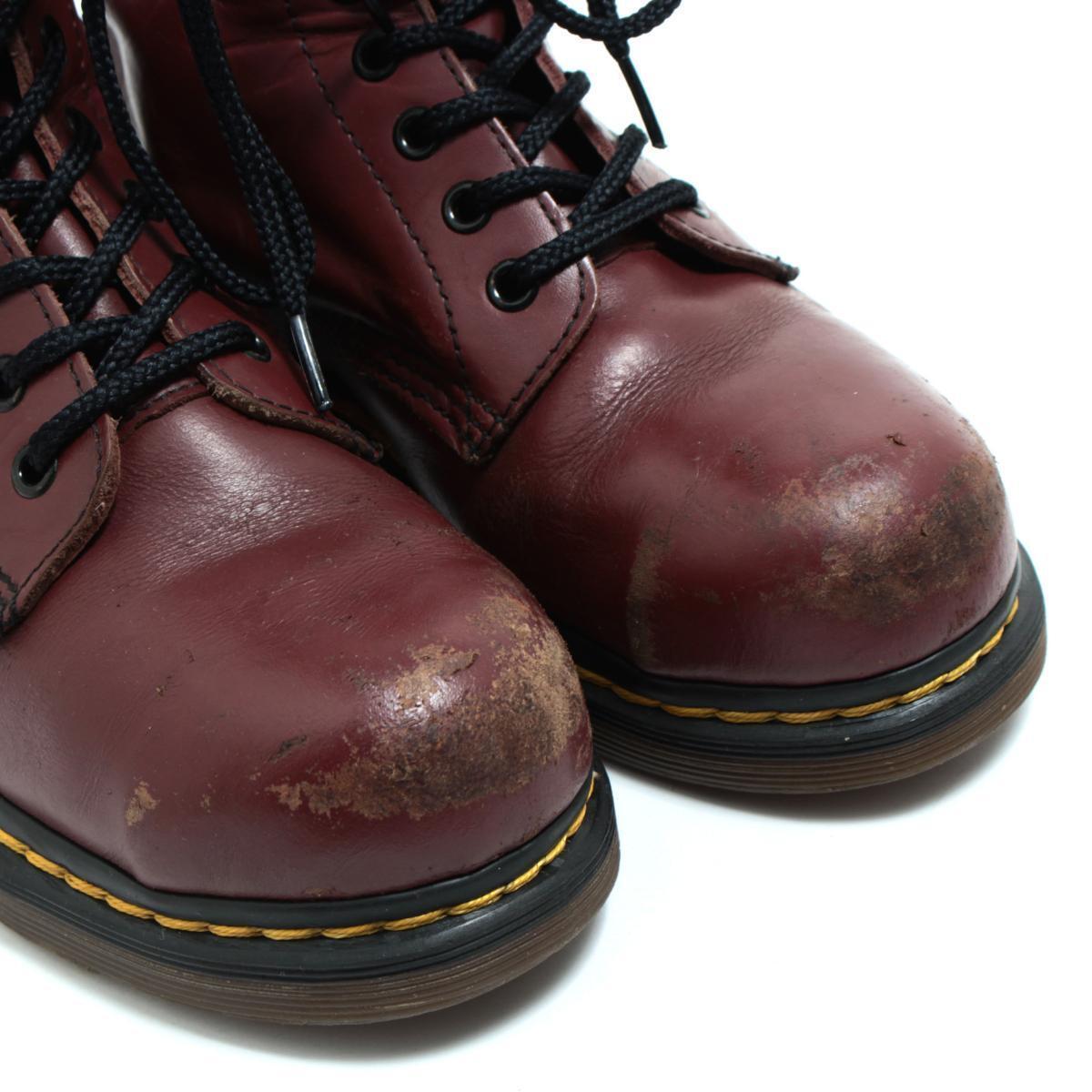 古着 ドクターマーチン Dr.Martens スチールトゥ 10ホールブーツ 英国製 UK4 レディース22.5cm /saa008646 【LP2311】_画像3