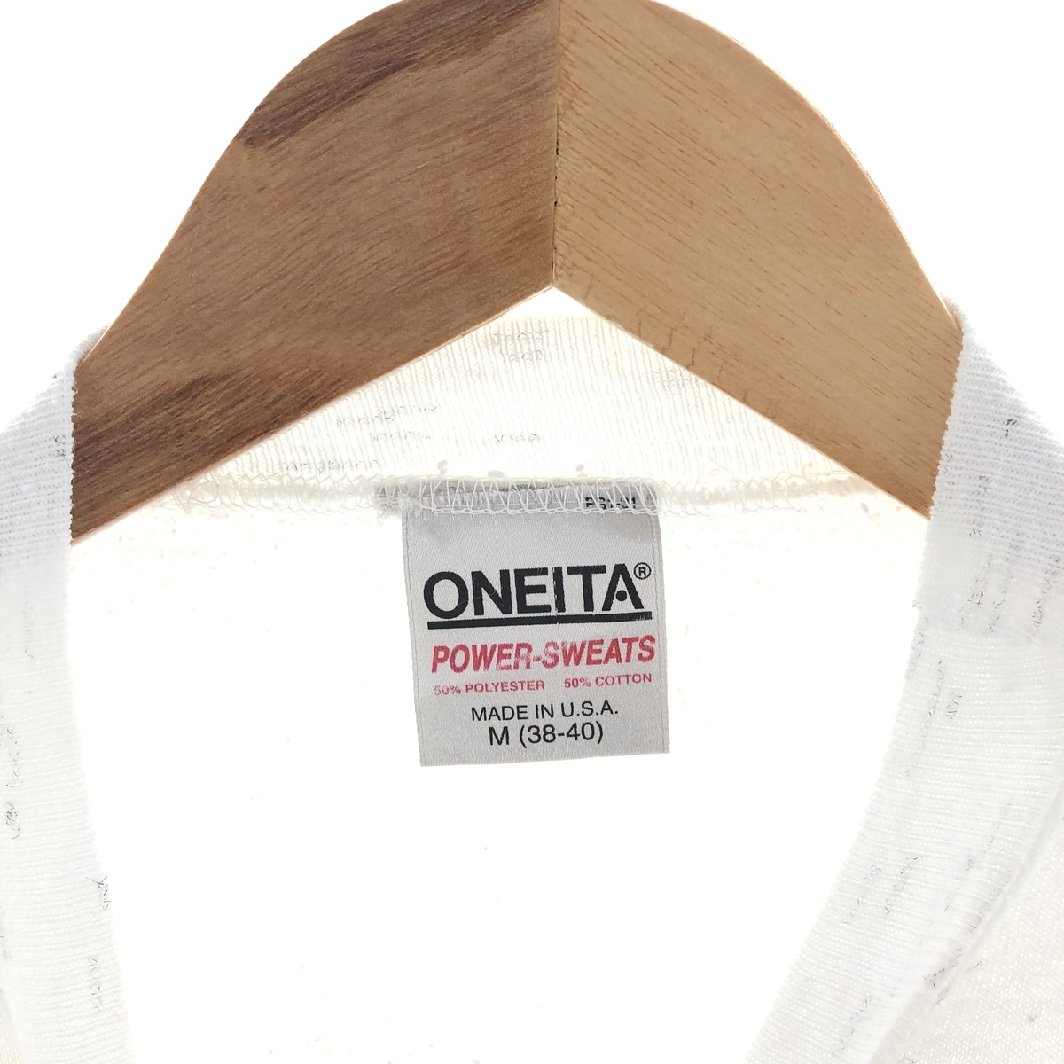 古着 90年代 オニータ ONEITA 無地 ブランクスウェットシャツ トレーナー USA製 メンズM ヴィンテージ /eaa390012_画像3