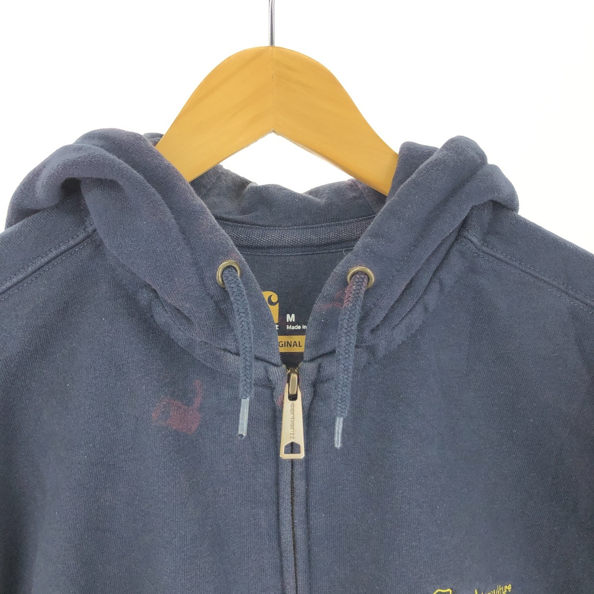 古着 カーハート Carhartt ORIGINAL FIT スウェットフルジップパーカー メンズM /eaa411924_画像4