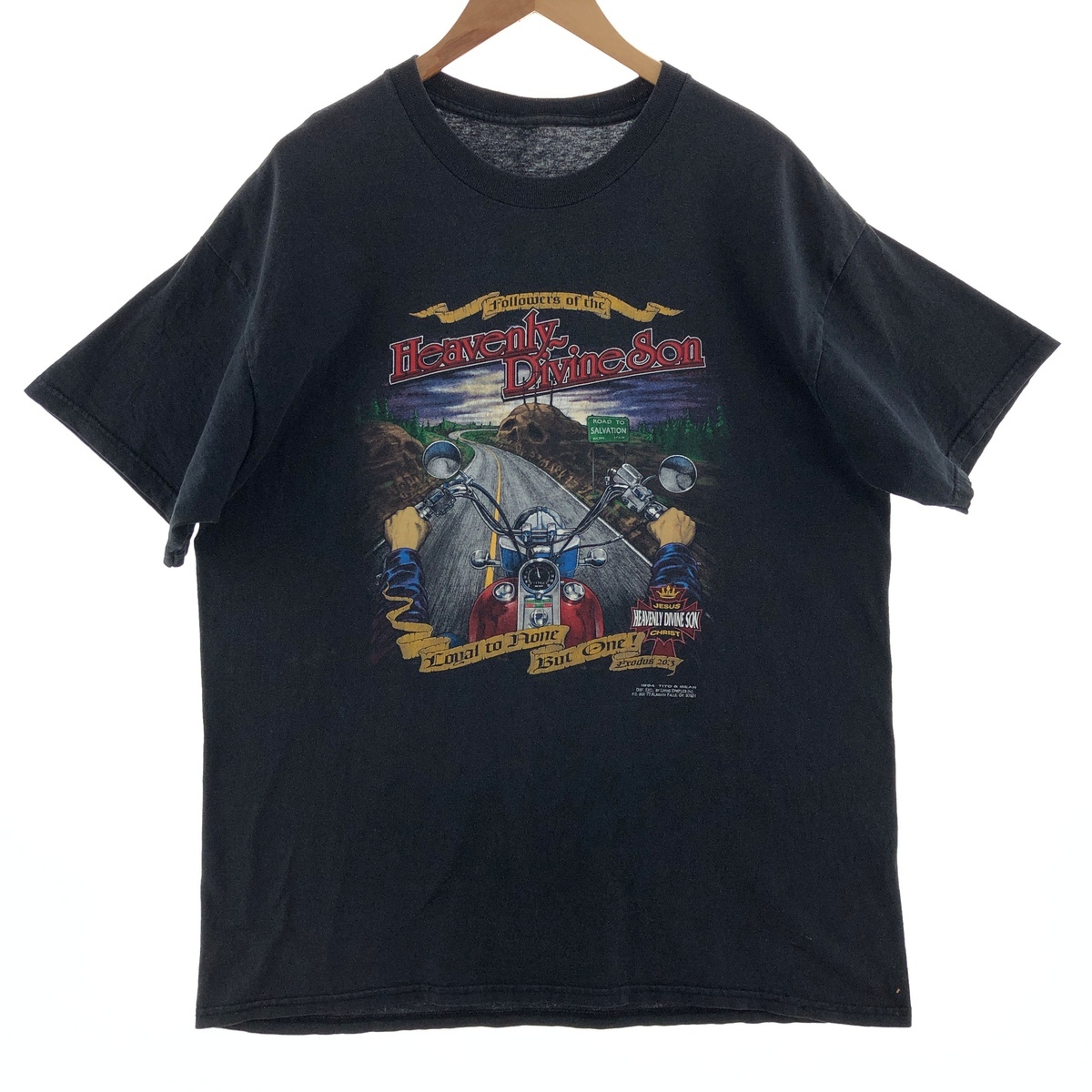 古着 90年代 ハーレーダビッドソン Harley-Davidson 両面プリン モーターサイクル バイクTシャツ メンズXL ト ヴィンテージ /eaa381787