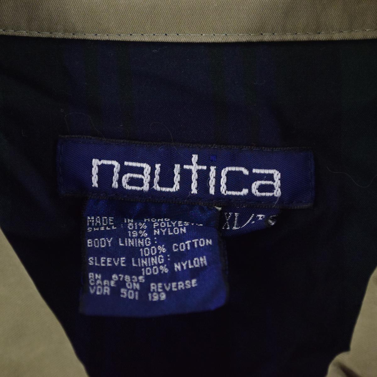 古着 90年代 ノーティカ NAUTICA ハーフコート メンズXL ヴィンテージ /eaa268247 【SS2306】_画像3