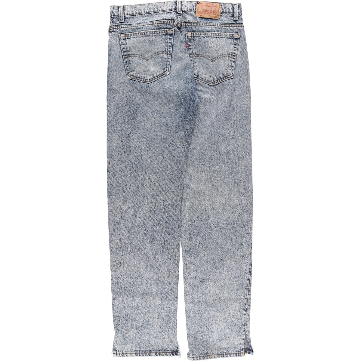 古着 リメイク リーバイス Levi's 505 ケミカルウォッシュ テーパードデニムパンツ USA製 メンズw33 /eaa424071_画像2