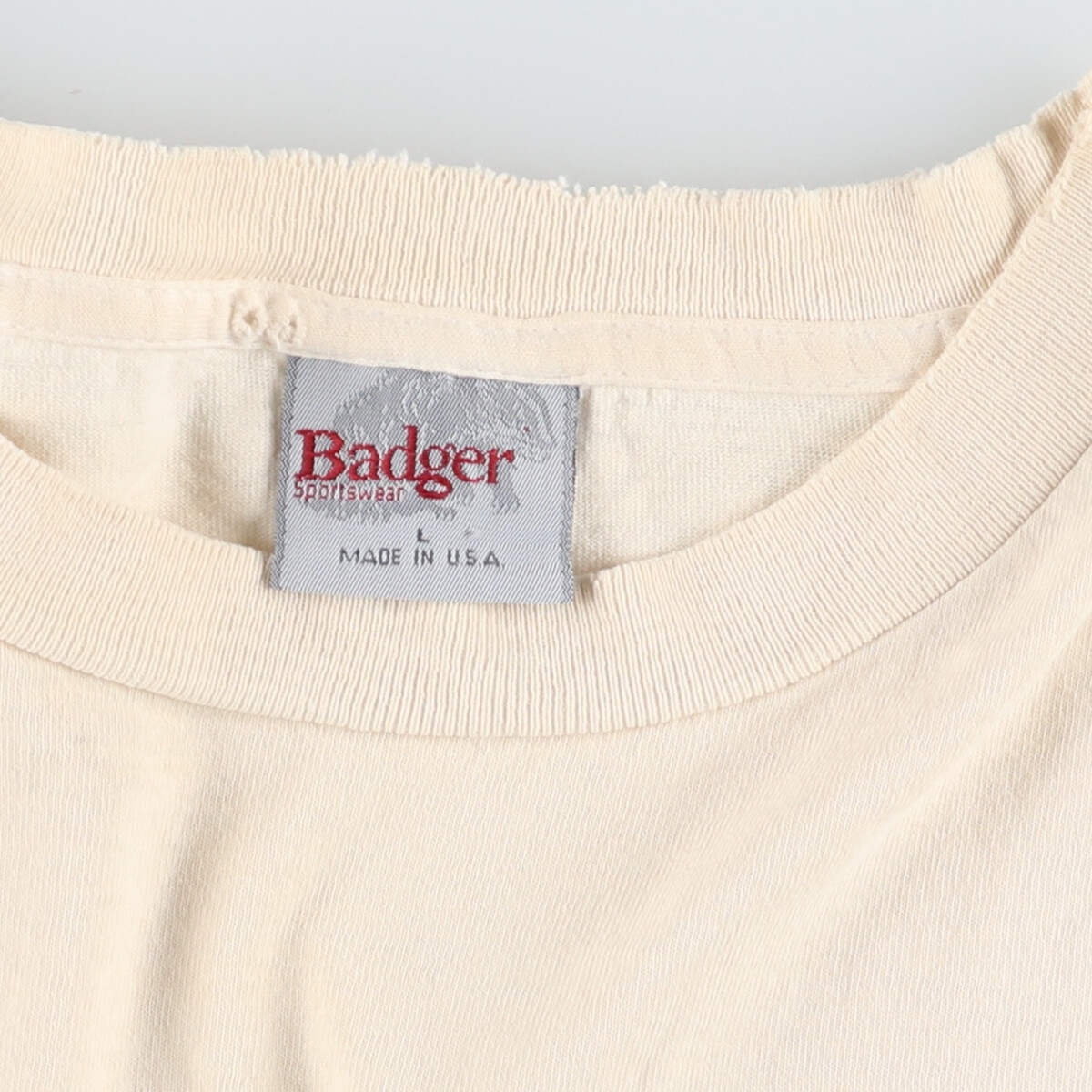 古着 90年代 BADGER トロール バックプリント プリントTシャツ USA製 メンズL ヴィンテージ /eaa425553_画像3