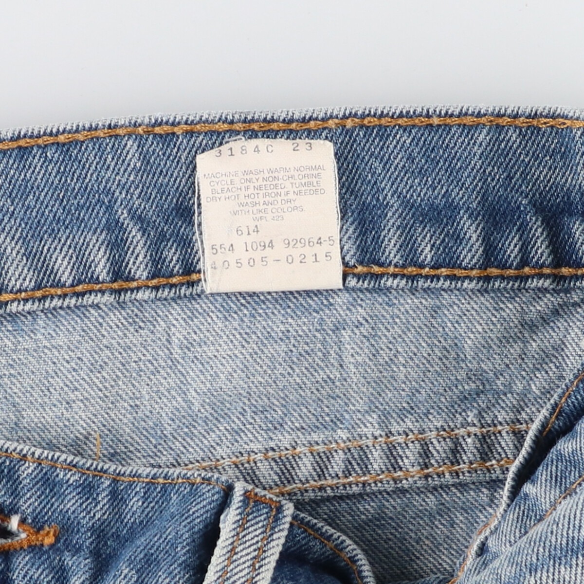 古着 90年代 リーバイス Levi's 505 REGULAR FIT STRAIGHT LEG テーパードデニムパンツ USA製 メンズw36 ヴィンテージ /eaa427408の画像5