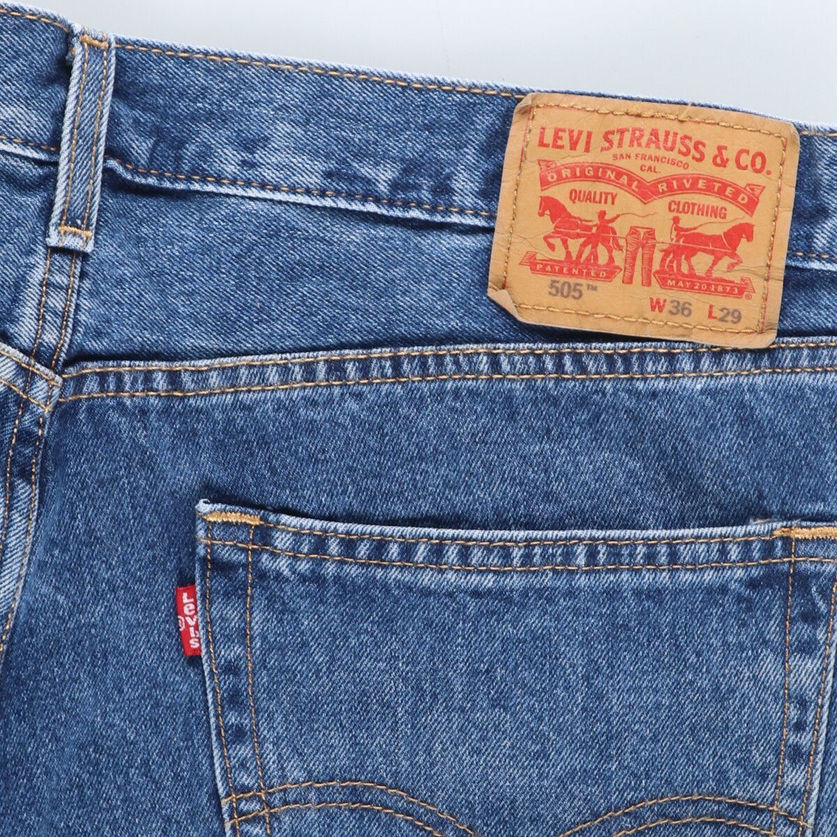 古着 リーバイス Levi's 505 テーパードデニムパンツ メンズw37 /eaa428091_画像3