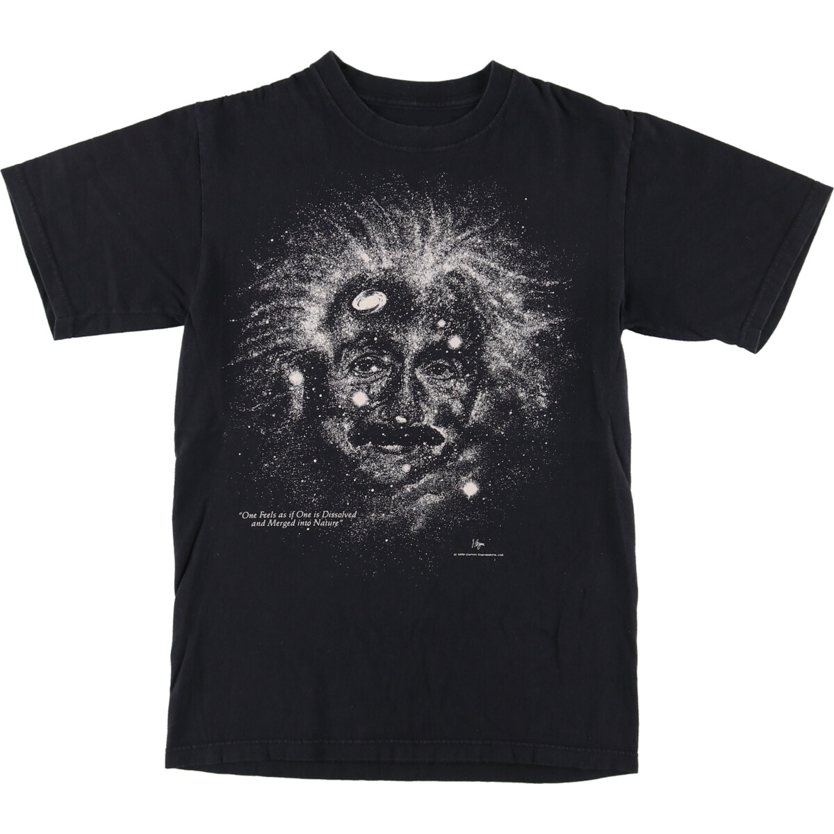 古着 anvil EINSTEIN アインシュタイン プリントTシャツ レディースS /eaa431535_画像1