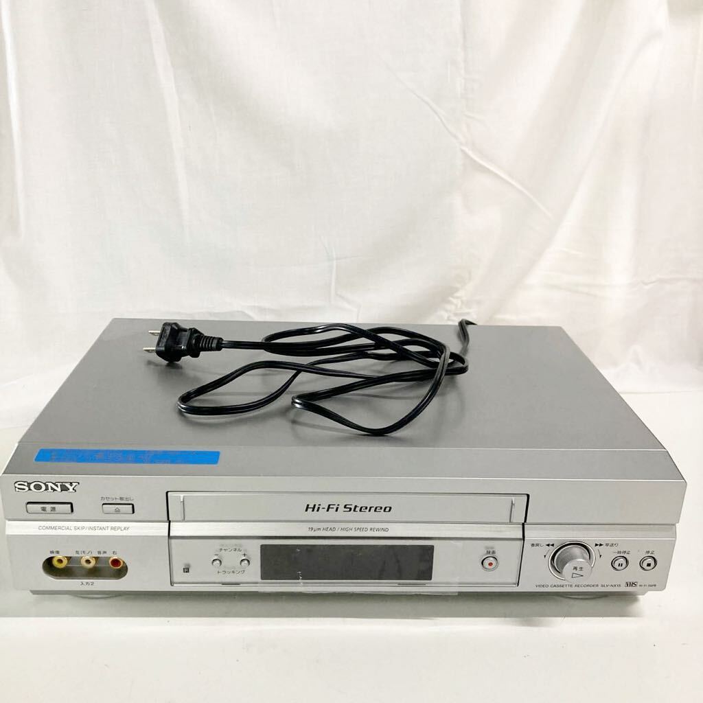 ^ SONY Sony Hi-Fi видео кассета магнитофон SLV-NX15 видеодека нет пульта управления [ электризация только проверка ][OTOS-431]