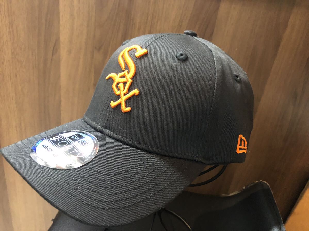 ニューエラ キャップ 帽子 Sox New Era Cap フリーサイズ　ブラック系　オレンジ　ゴールド　刺繍入　男女用_画像3