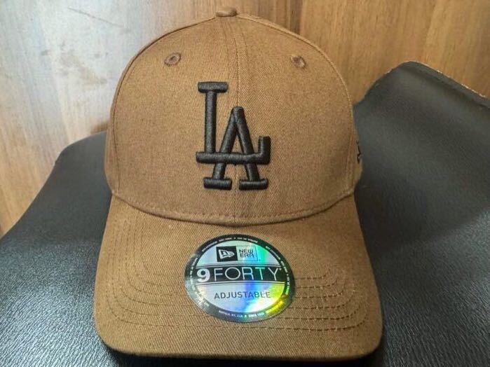 ニューエラ キャップ 帽子 NEW ERA CAP ブラウン 茶色 系　LA 男女用　フリーサイズ_画像1