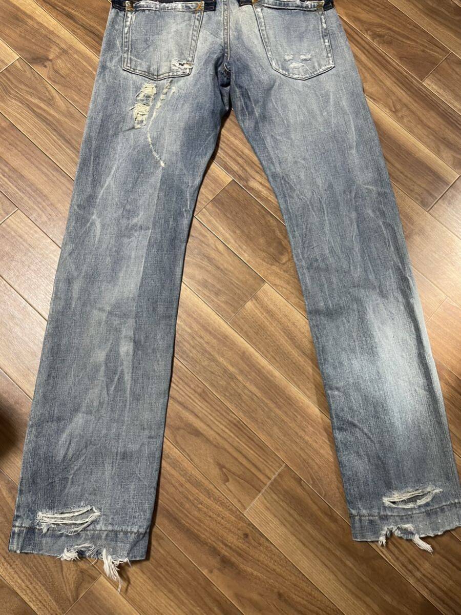 DOLCE&GABBANA джинсы Denim заклепки 46 б/у товар 