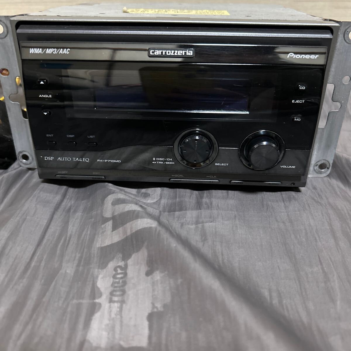 carrozzeria パイオニア FH-P710MD CDプレーヤー CD MD 2DIN スズキ ホンダ 変換カプラー付き 中古の画像2