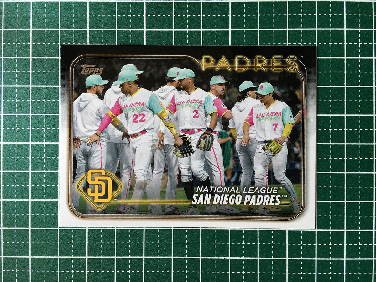 ★TOPPS MLB 2024 SERIES 1 #2 TEAM CARD［SAN DIEGO PADRES］ベースカード「BASE」★_画像1