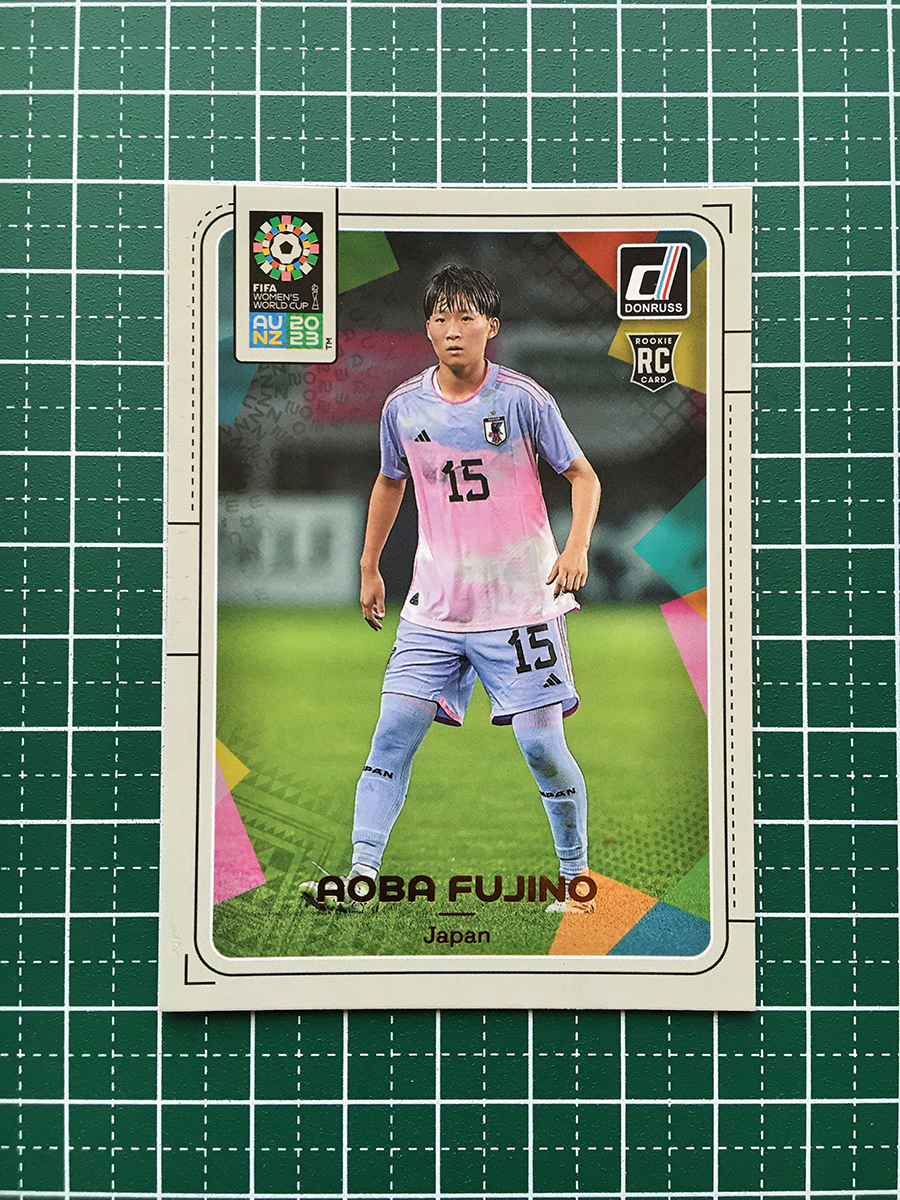 ★PANINI 2023 DONRUSS FIFA WOMEN'S WORLD CUP #92 藤野あおば／AOBA FUJINO［JAPAN／なでしこジャパン］ルーキー「RC」★_画像1