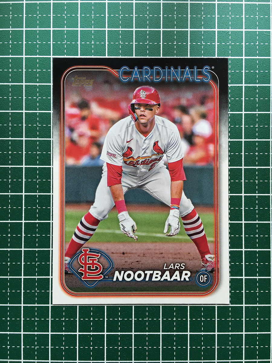 ★TOPPS MLB 2024 SERIES 1 #18 ラーズ・ヌートバー／LARS NOOTBAAR［ST. LOUIS CARDINALS］ベースカード「BASE」★_画像1