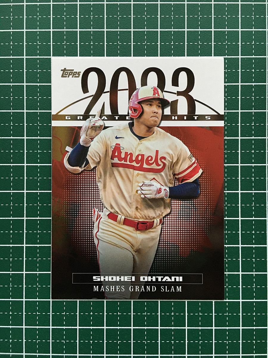 ★TOPPS MLB 2024 SERIES 1 #23GH-12 大谷翔平／SHOHEI OHTANI［LOS ANGELES ANGELS］インサートカード「2023 GREATEST HITS」★_画像1