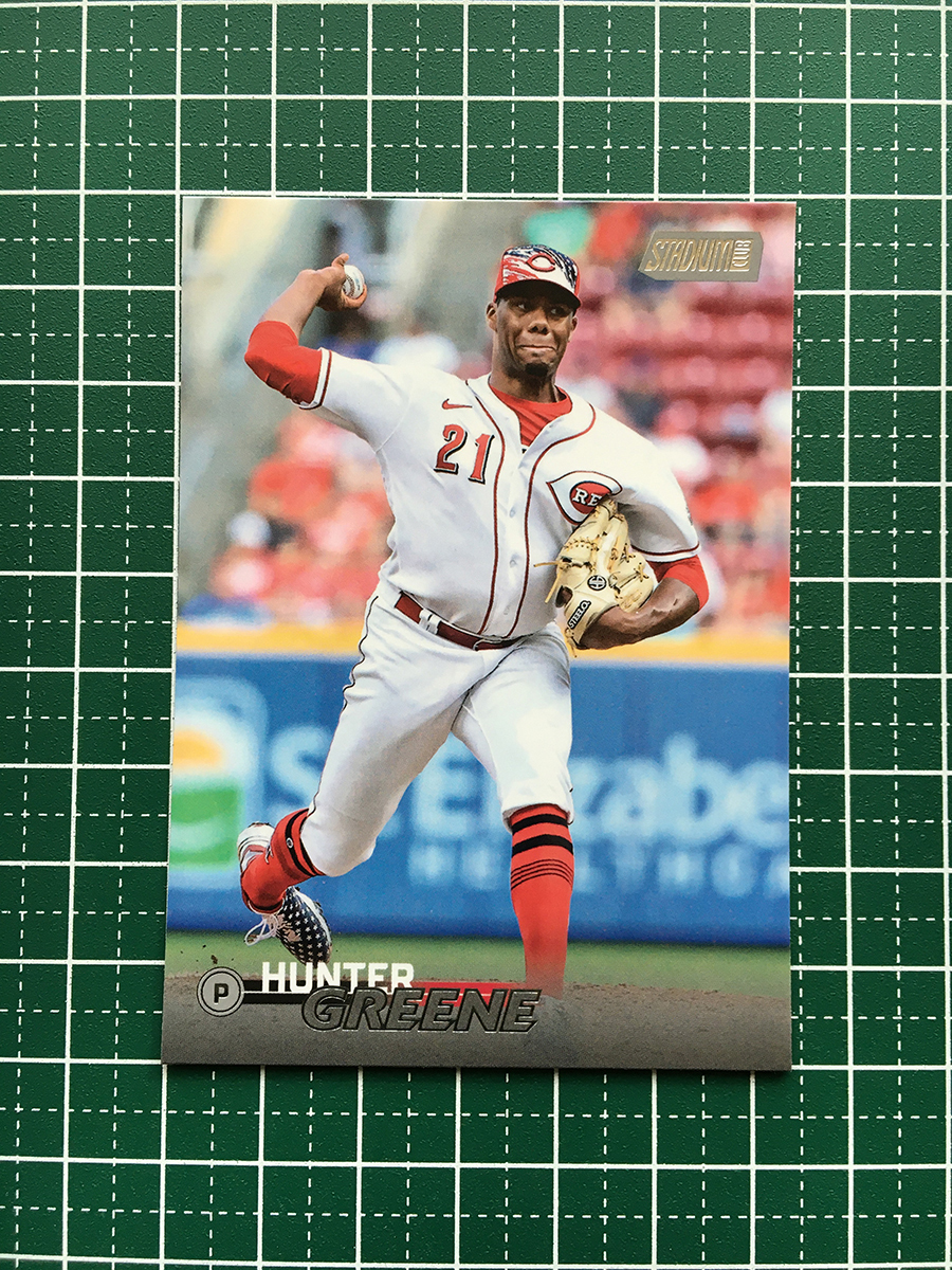 ★TOPPS MLB 2023 STADIUM CLUB #176 HUNTER GREENE［CINCINNATI REDS］ベースカード「BASE」★_画像1