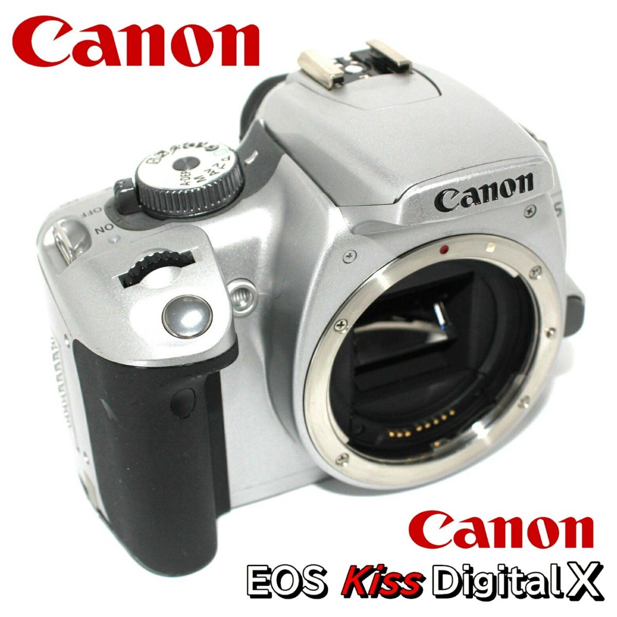 Canon EOS Kiss Digital X 一眼レフデジタルカメラ ボディー☆シルバー☆完動品☆