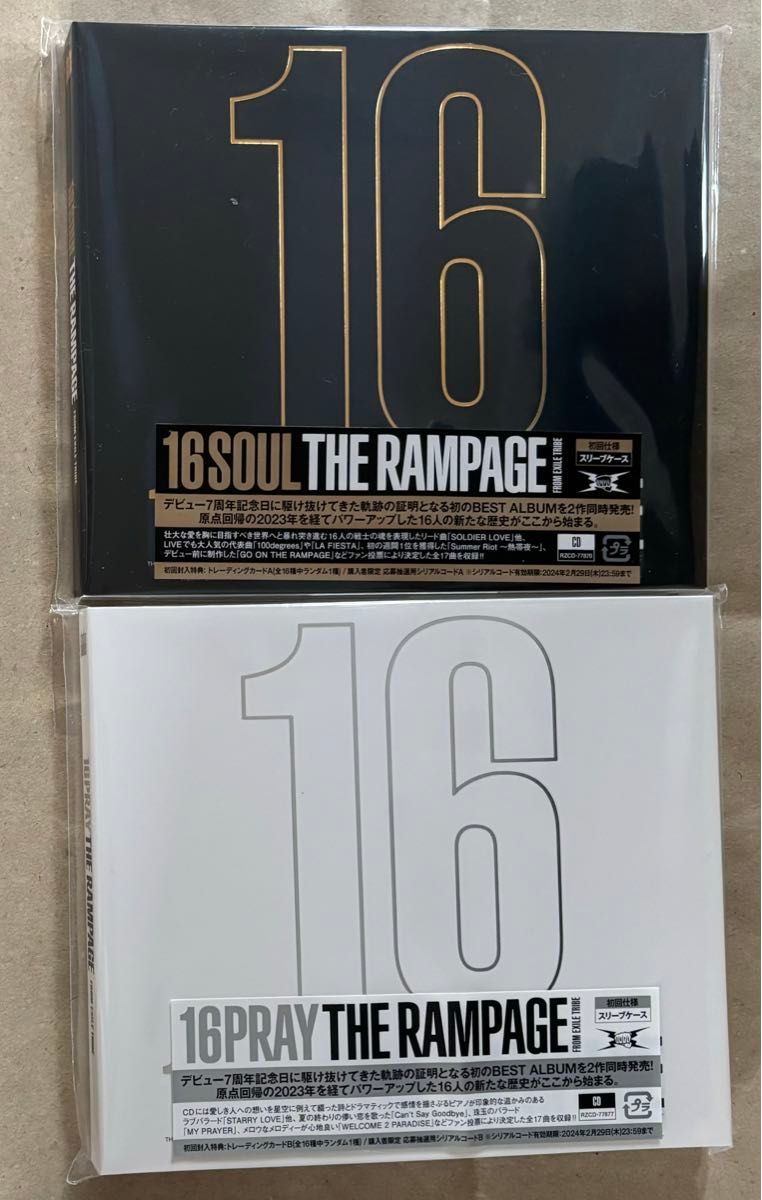 THE RAMPAGE from EXILE TRIBE 16SOUL 16PRAY 2枚セット