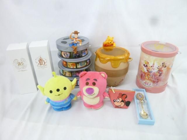 【同梱可】中古品 ディズニー プーさん 40周年 トイストーリー 20周年 ポップコーンバケット グラス 等 グッズセット_画像1