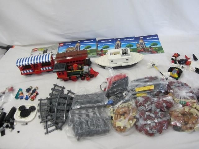 【同梱可】中古品 ディズニー LEGO レゴ 蒸気船ウィリー セサミの仲間たちとトレイン 等 グッズセットの画像1