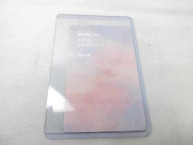 【同梱可】中古品 韓流 防弾少年団 BTS ジョングク BTS WORLD TOUR LOVE YOURSELF トレカ DVD付属品_画像2