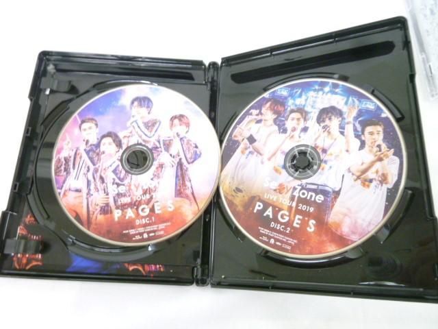【同梱可】中古品 Sexy Zone LIVE TOUR 2019 PAGES Blu-ray 他 CD DVD グッズセット_画像2