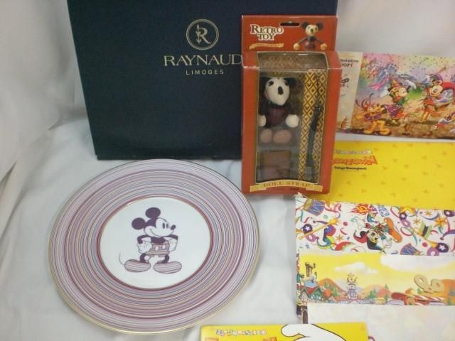 【同梱可】中古品 ディズニー ミッキー ミニー RAYNAUD LIMOGES プレート キーリング 等 グッズセットの画像2