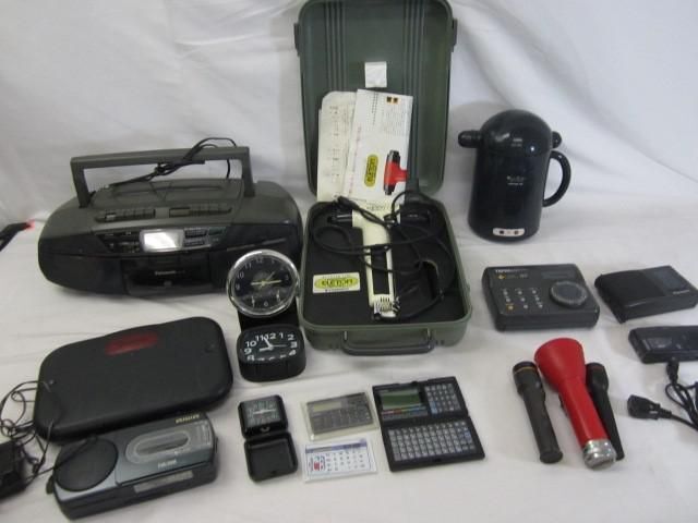 [ set sale translation have ] consumer electronics Panasonic other radio-cassette CD player hot water dispenser scales clock flashlight etc. goods set 