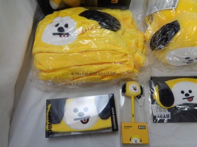 【同梱可】中古品 韓流 防弾少年団 BTS BT21 CHIMMY チミー ジミン のみ プラッシュドール ぬいぐるみ 等 グッズセッ_画像4