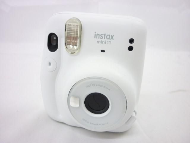 【同梱可】中古品 家電 動作品 富士フィルム チェキ instax mini 11 インスタントカメラ アイスホワイト_画像3