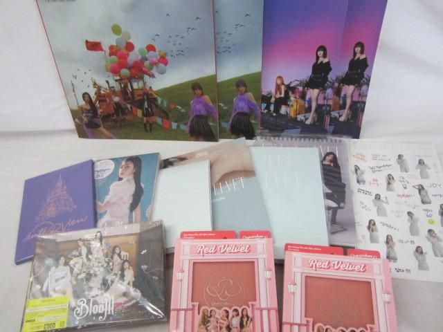 【同梱可】中古品 韓流 RedVelvet WENDY 他 SEASON‘S GREETINGS QUEENDOM CD ステッカー 等 トレカ 25枚 グッズセッ_画像4