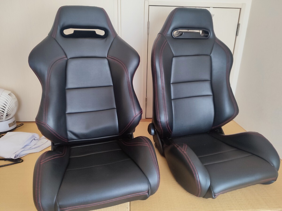 レカロシート RECARO SR2 SR3 2脚セット  シートカバー付の画像1