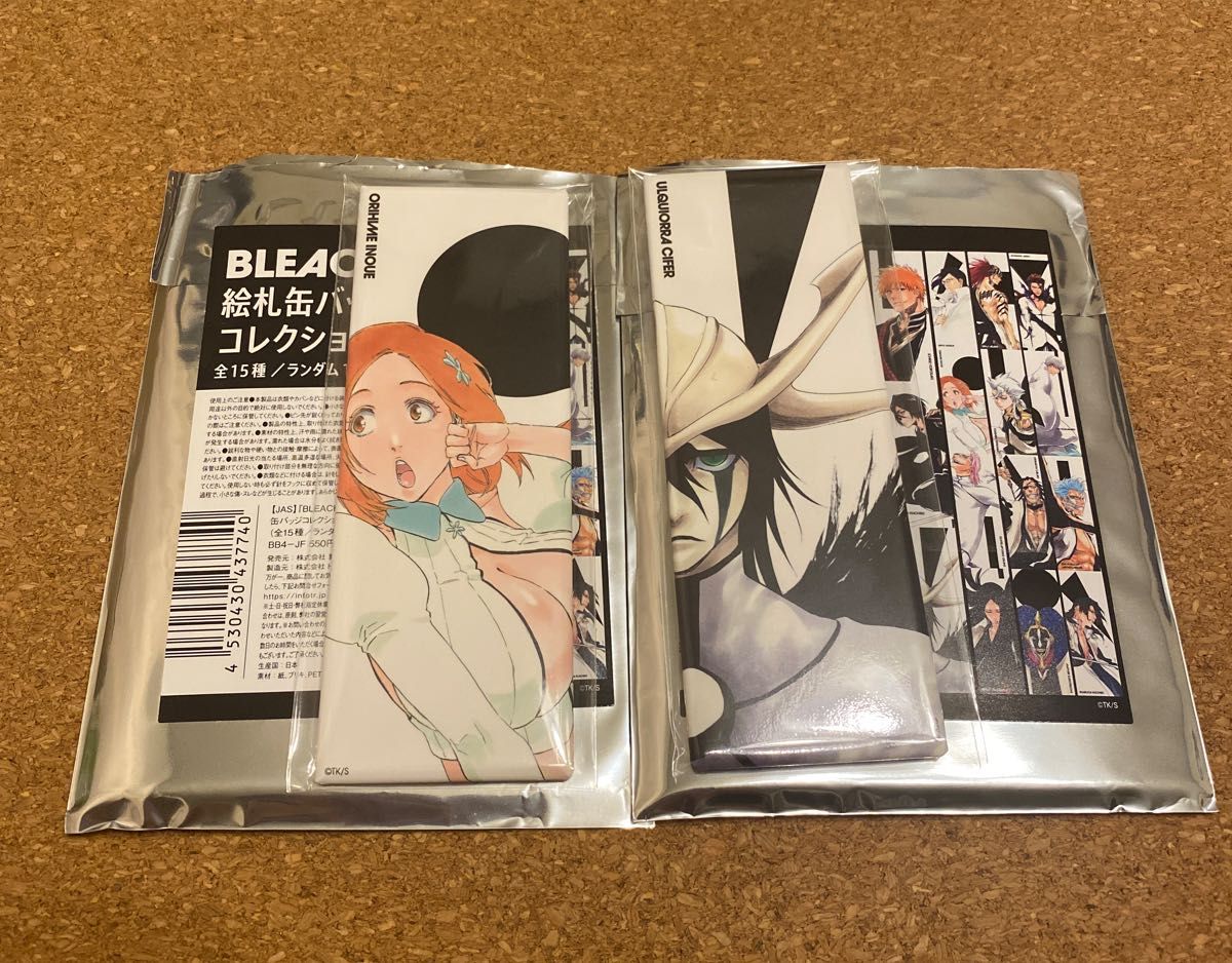 BLEACH 絵札缶バッジコレクション第1弾 ウルキオラ井上織姫 BLEACH 絵札缶バッジコレクション第1弾 ウルキオラ井上織姫