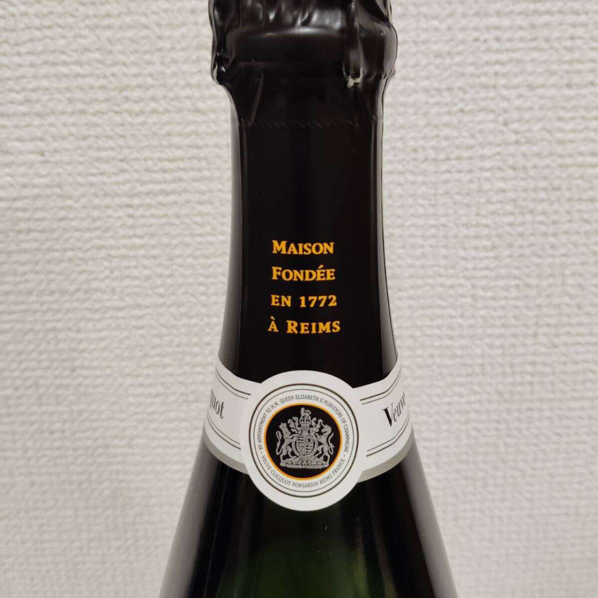 【F-14469】Veuve Clicquot DEMI-SEC ヴーヴクリコ ドゥミ・セック ホワイトラベル 250周年記念 シャンパン 750ml 12% 果実酒 未開栓_画像5