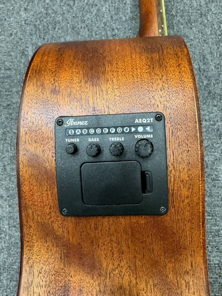 【GY-6142AR】1円~「中古品」Ibanez アイバニーズ エレクトリックウクレレ PC12MHCE-OPN 音楽 楽器 趣味 インテリア コレクション_画像8