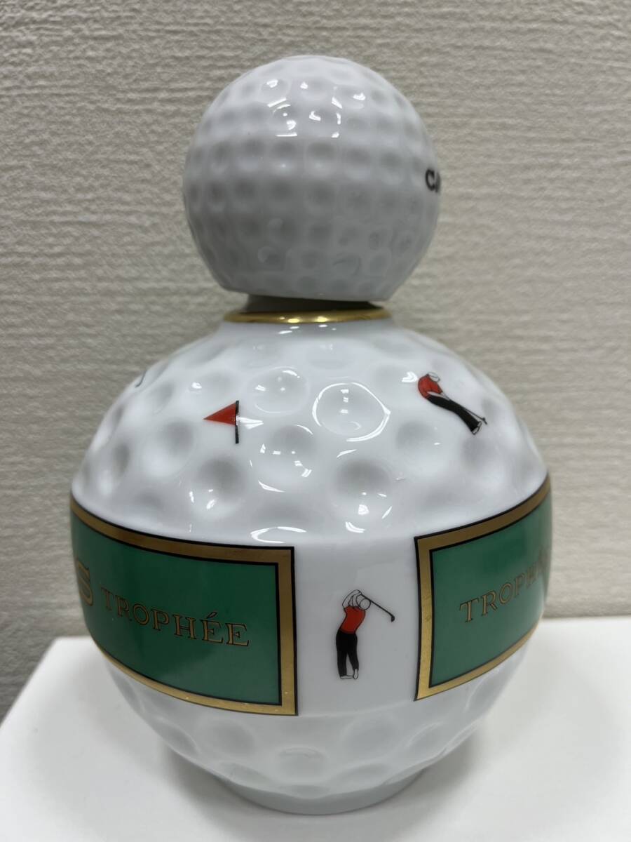 【SYC-3145】CAMUS NAPOLEON COGNAC カミュ ナポレオン コニャック TROPHEE ゴルフ 未開栓 陶器 重量写真参照 保管品_画像2