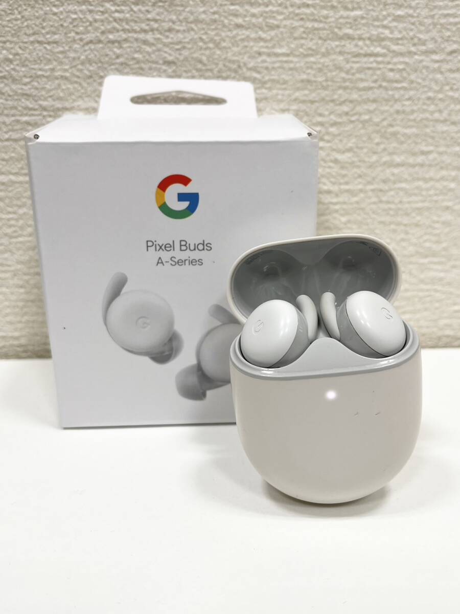 【SYC-3472】1円スタート Google Pixel Buds A-Series グーグル ワイヤレスイヤホン ホワイト 通電のみ確認済 G7T9J G7YPJ GPQY2 中古の画像1