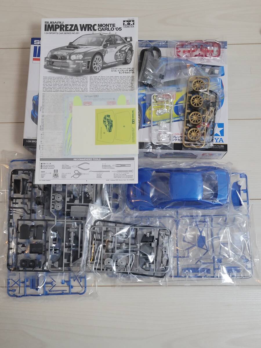 タミヤ 1/24 スバル インプレッサ WRC モンテカルロ ’05 未組み立ての画像3