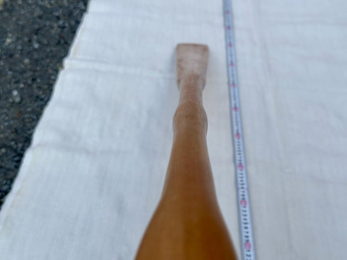 『木製パドル ① 』200cm ny-015 グリーンランドパドル エスキモーパドル アリュートパドル ワンピースパドル カヤック カヌー の画像10