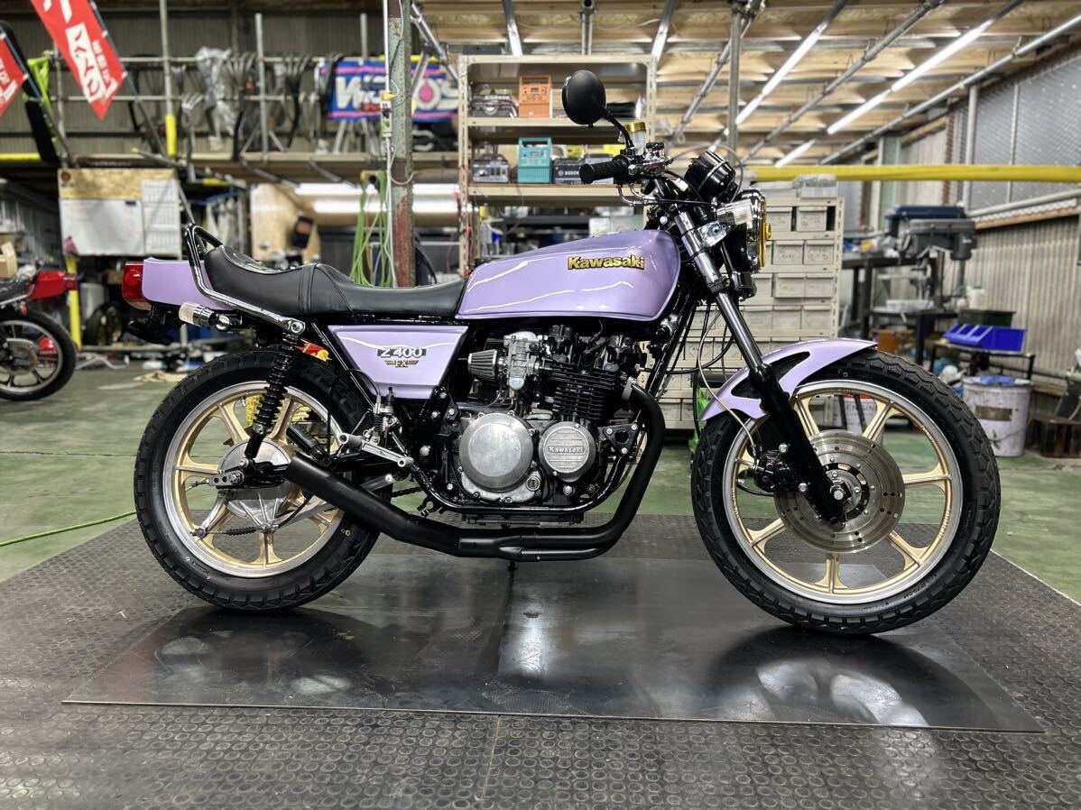 ◎ローン可 ★予備検 ★全国納車 Z400J 当時ヤンチャ仕様 店頭販売中 検） Z400FX Z500FX Z550FX CBX400F GT380 KH400 旧車 当時物 絶版車_画像2