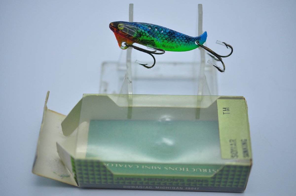 オールド ヘドン ソナー 1/4oz Heddon Sonar NGL ナチュラルプリント レアカラー 箱付_画像1