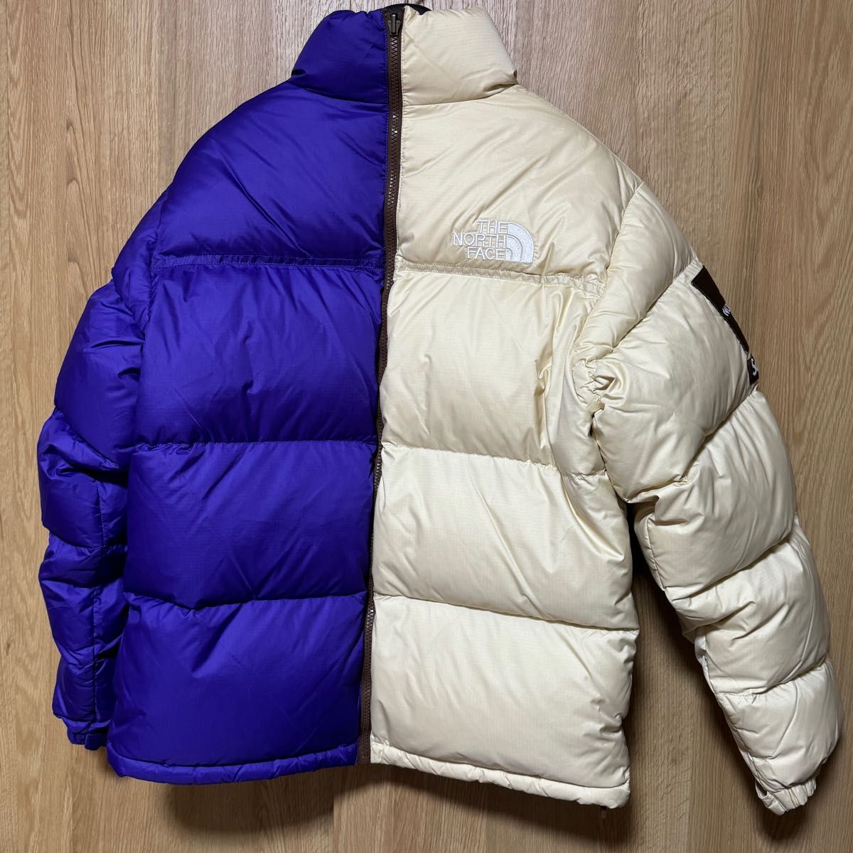 Supreme x The North Face Split Nuptse Jacket "Tan"