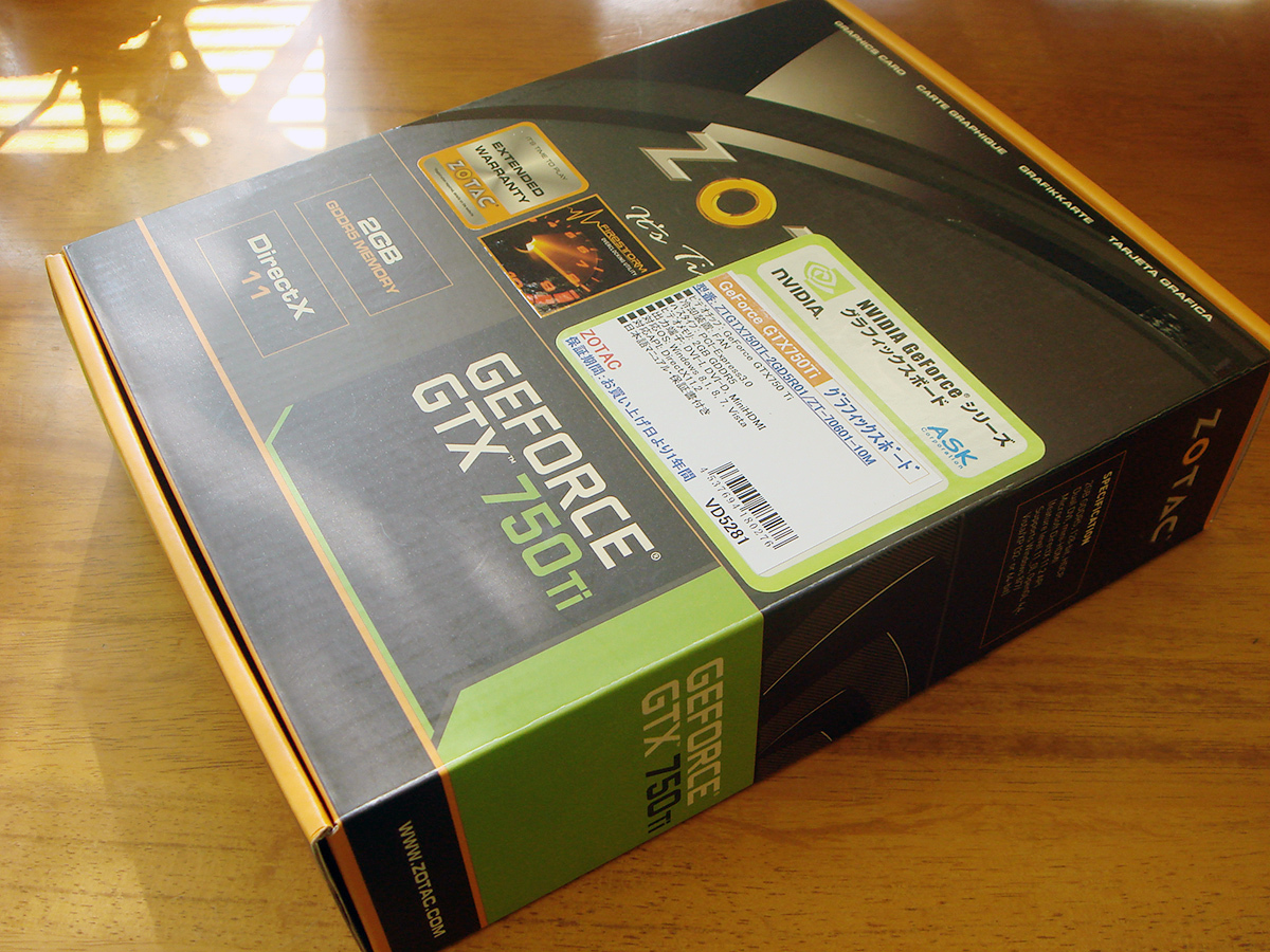 ☆ZOTAC グラフィックボード NVIDIA GeForce GTX 750Tiの画像6